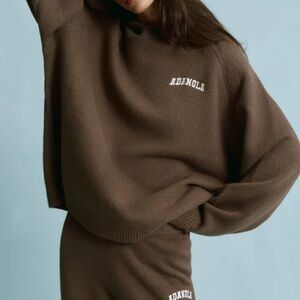 Adanola Brown Cozy Oversized Hoodie Sweatshirt
